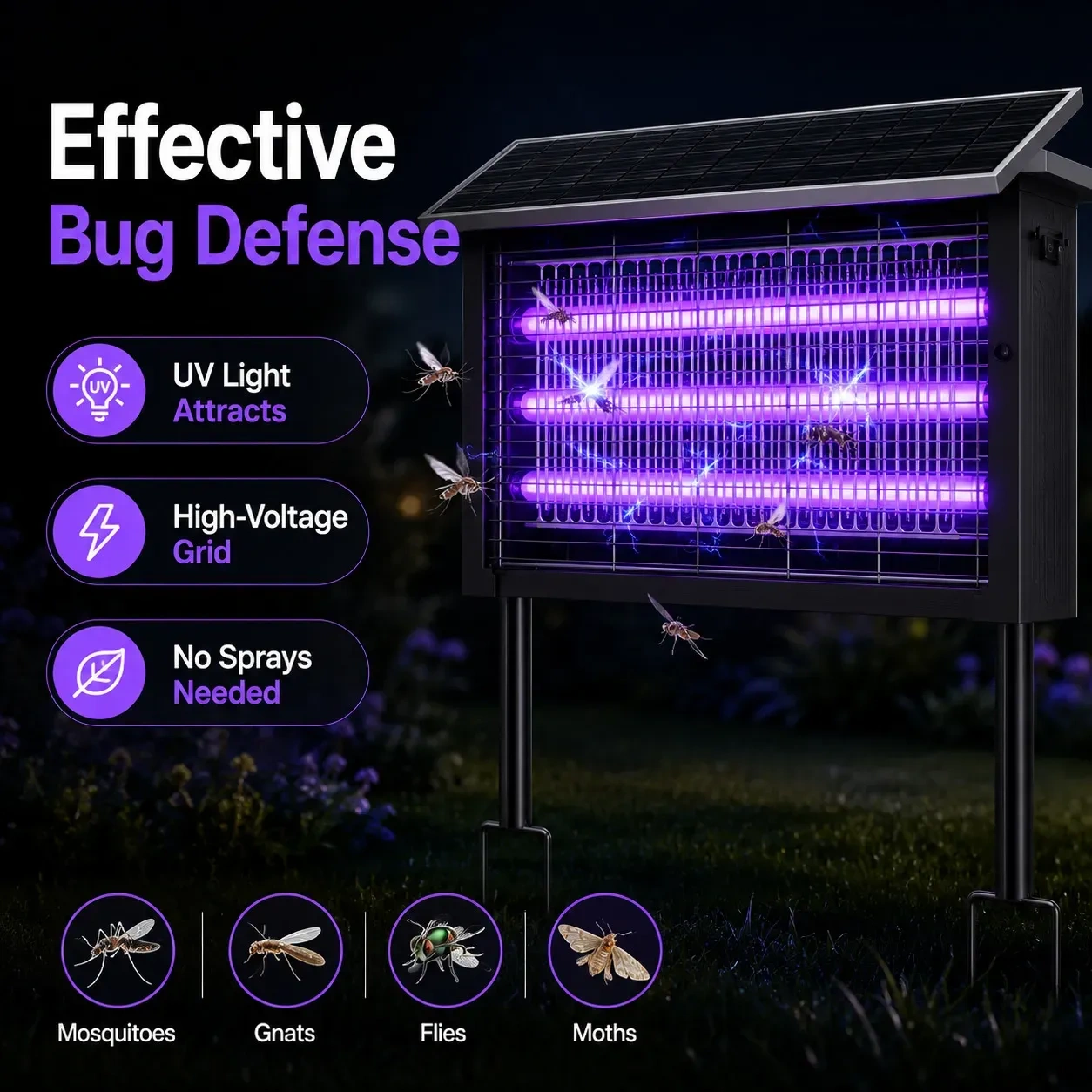 BugZapp compared to citronella candles and bug spray