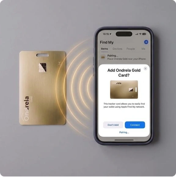Pairing the Ondrela card with phone